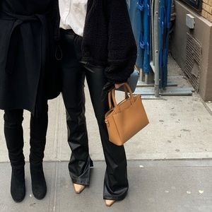 Zara Faux Leather Pants